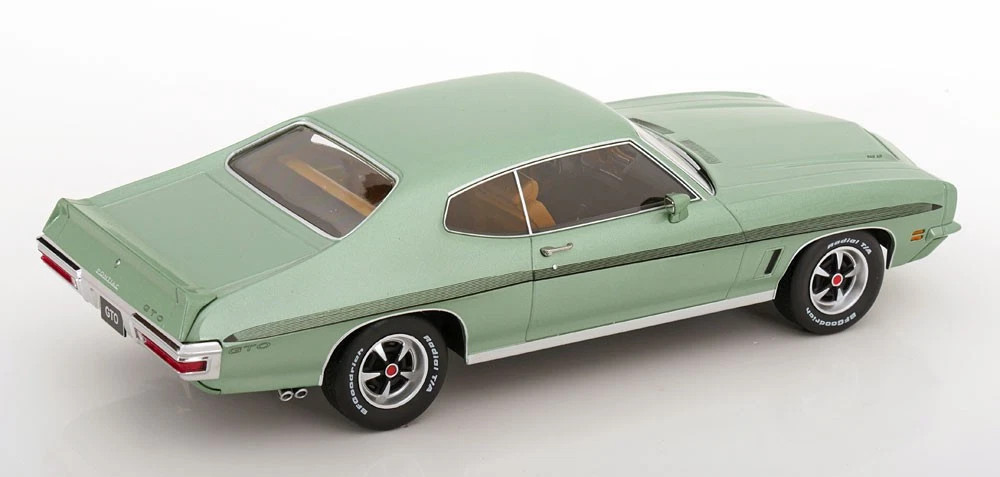 1/18 KK-Scale 1972 Pontiac LeMans GTO (Light Green Metallic
