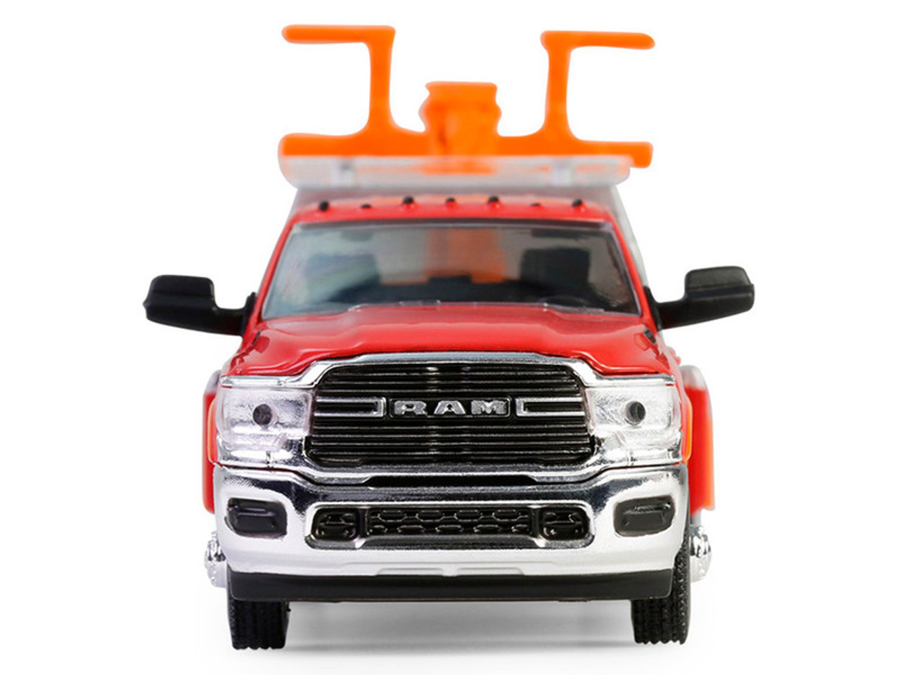 2022 Ram 3500 Dually Wrecker Tow Truck "Ignition Towing Co." Red and Orange "Dually Drivers" Series 16 1/64 Diecast Model Car by Greenlight