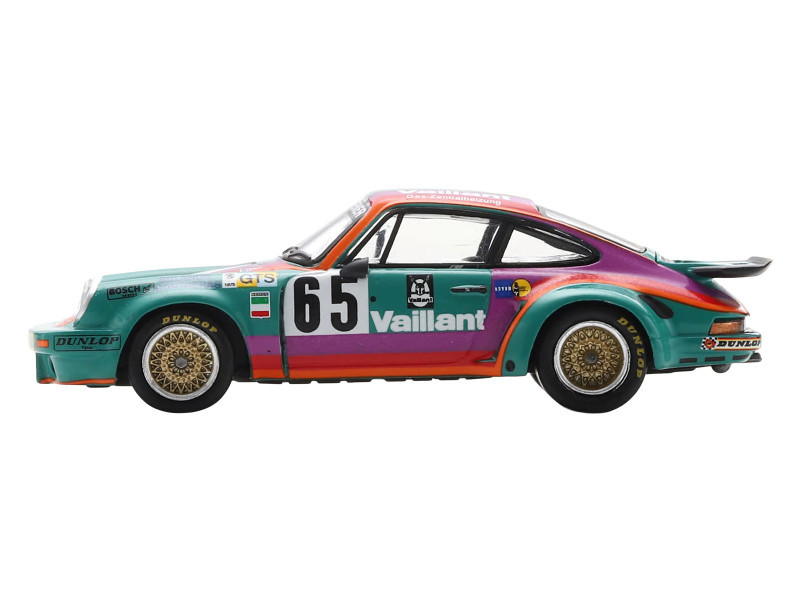 1/64 Spark Porsche 911 Carrera RSR 3.0 No.65 24H Le Mans 1975 B. Sprowls - J. Carlos Bolanos - A. Contreras Car Model