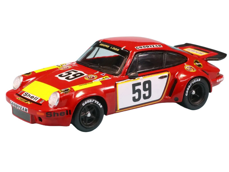 1/64 Spark Porsche 911 Carrera RSR 3.0 No.59 24H Le Mans 1975 T. Schenken - H. Ganley Car Model