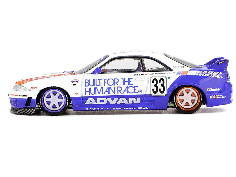 1/64 Kaido House Nissan Skyline GT-R (R33) BFTHR V1 #33 Diecast Car Model