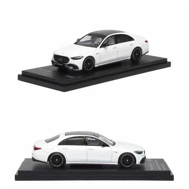 ARBox 1/64 メルセデスベンツ W223 AMG S63 2台セット 1/64 AR Box Mercedes-Benz S-Class S63E (White) Car Model