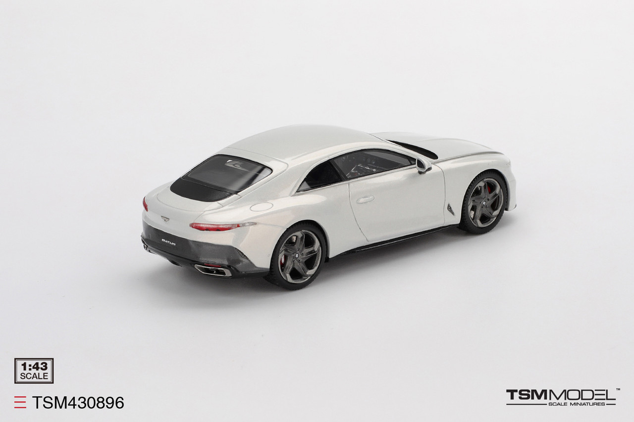 1/43 TSM Bentley Batur Bonneville Pearl White Car Model
