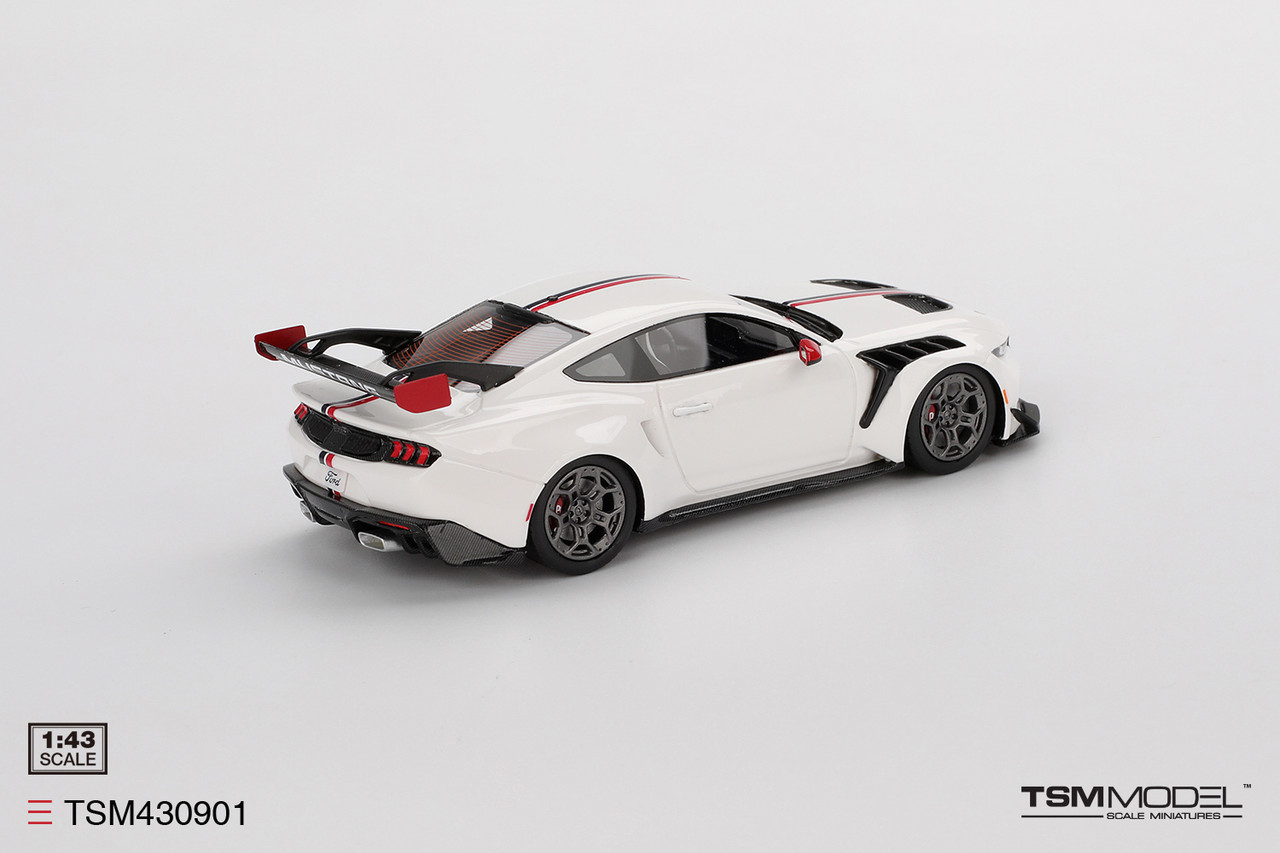 1/43 TSM Ford Mustang GTD Spirit of America (White) Car Model