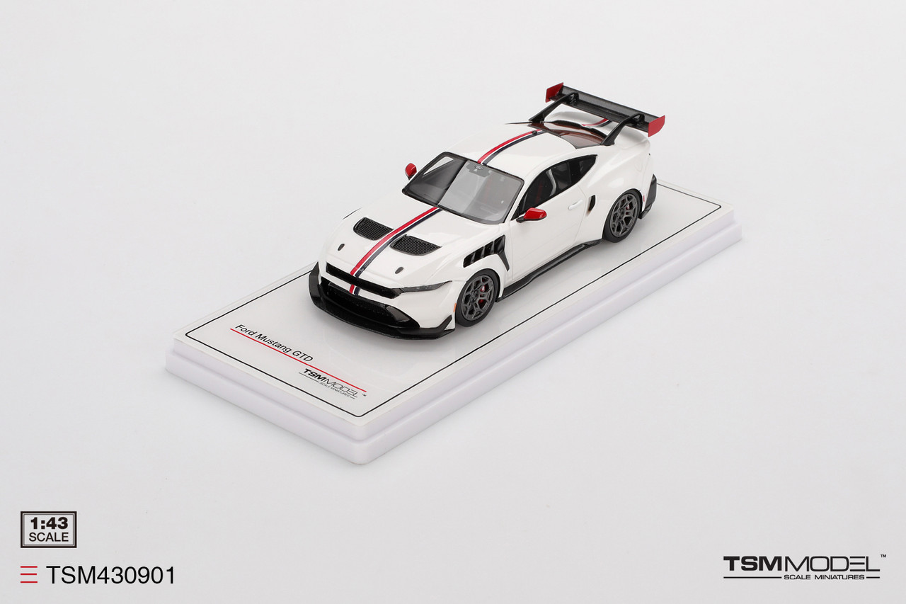 1/43 TSM Ford Mustang GTD Spirit of America (White) Car Model