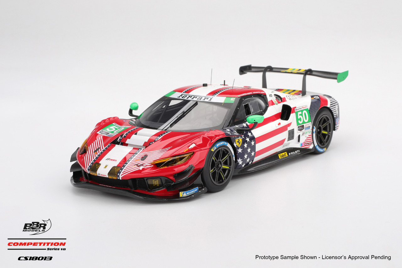 1/18 BBR 2025 Ferrari 296 GT3 #50 Af Corse 2025 IMSA Daytona 24