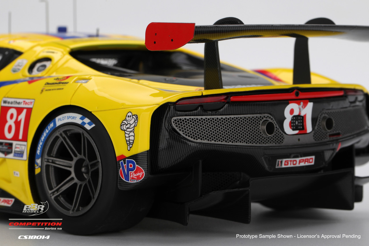 1/18 BBR 2025 Ferrari 296 GT3 #81 DragonSpeed 2025 IMSA Daytona 24 Hrs Car Model