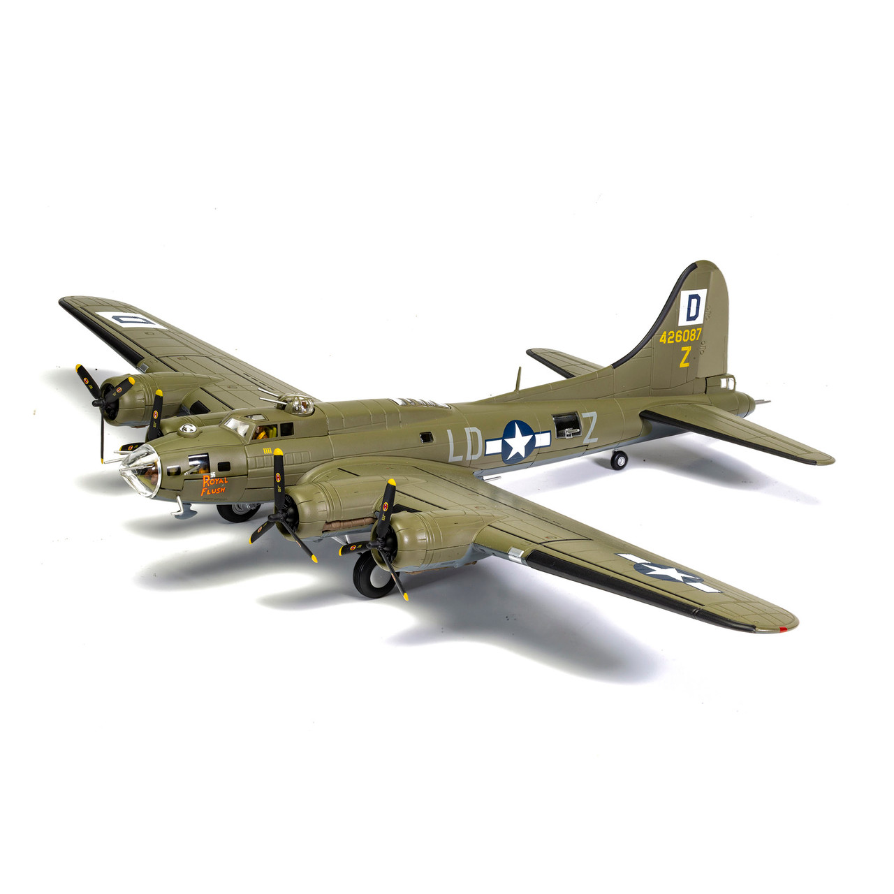 Corgi B-17F 1:72 ダイキャストモデル 1/72 Corgi B-17F Flying Fortress Diecast Model, USAAF 100th BG