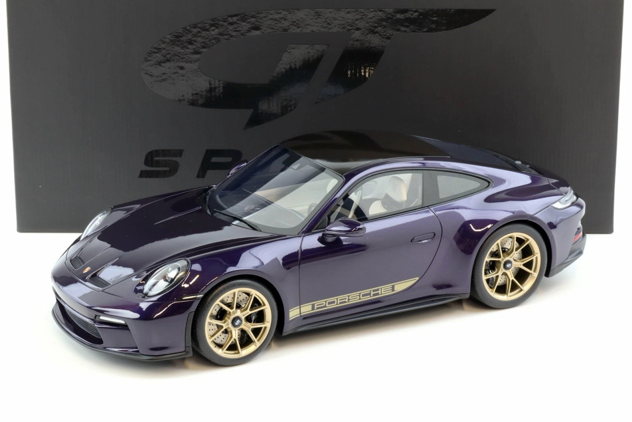 1/12 GT Spirit 2021 Porsche 911 992 GT3 Touring (Purple) Car Model