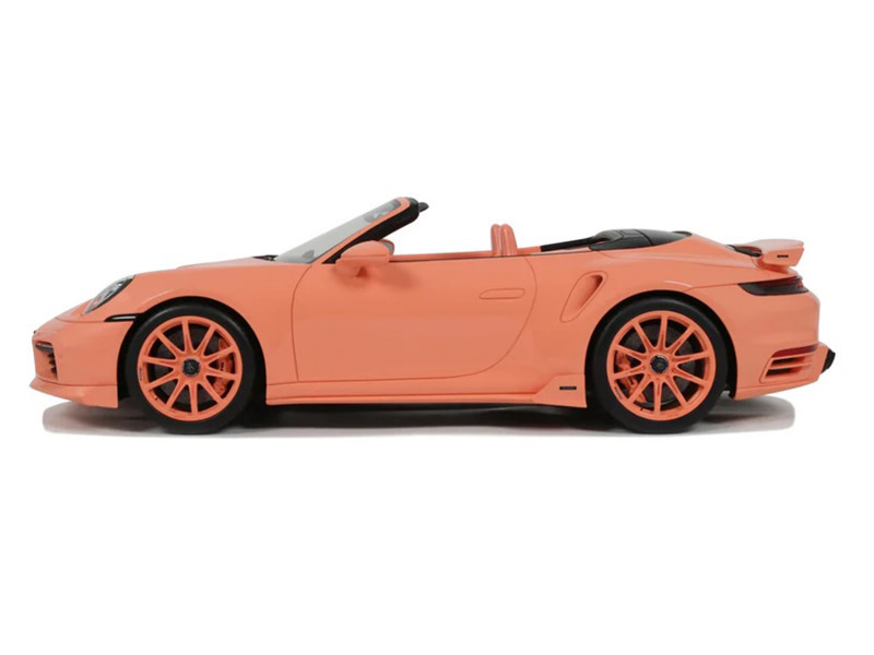 1/18 GT Spirit 2024 Porsche 911 992 Turbo S Brabus 900 Peetch Pink Car Model