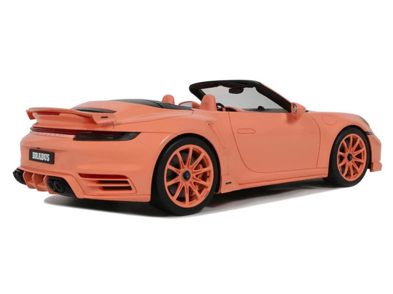1/18 GT Spirit 2024 Porsche 911 992 Turbo S Brabus 900 Peetch Pink Car Model