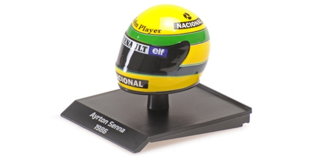 1/10 Minichamps 1986 Formula 1 Ayrton Senna Helmet Model