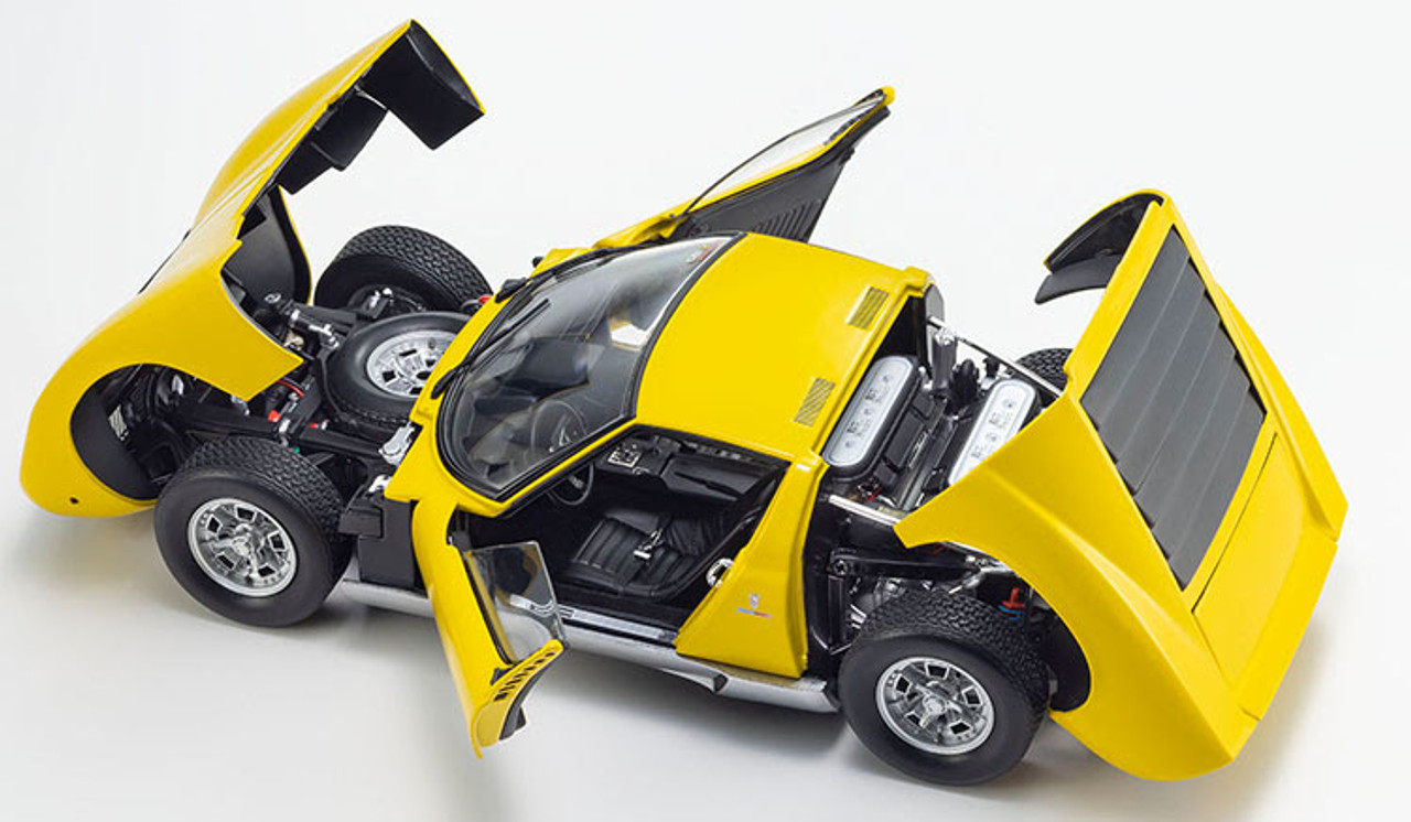 1/18 Kyosho Lamborghini Miura P400 (Yellow) Diecast Car Model