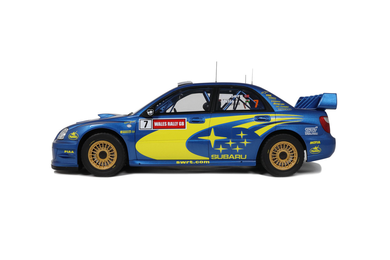 1/12 OTTO 2003 Subaru Impreza S9 WRC #7 P.Solberg Wales Rallye Car
