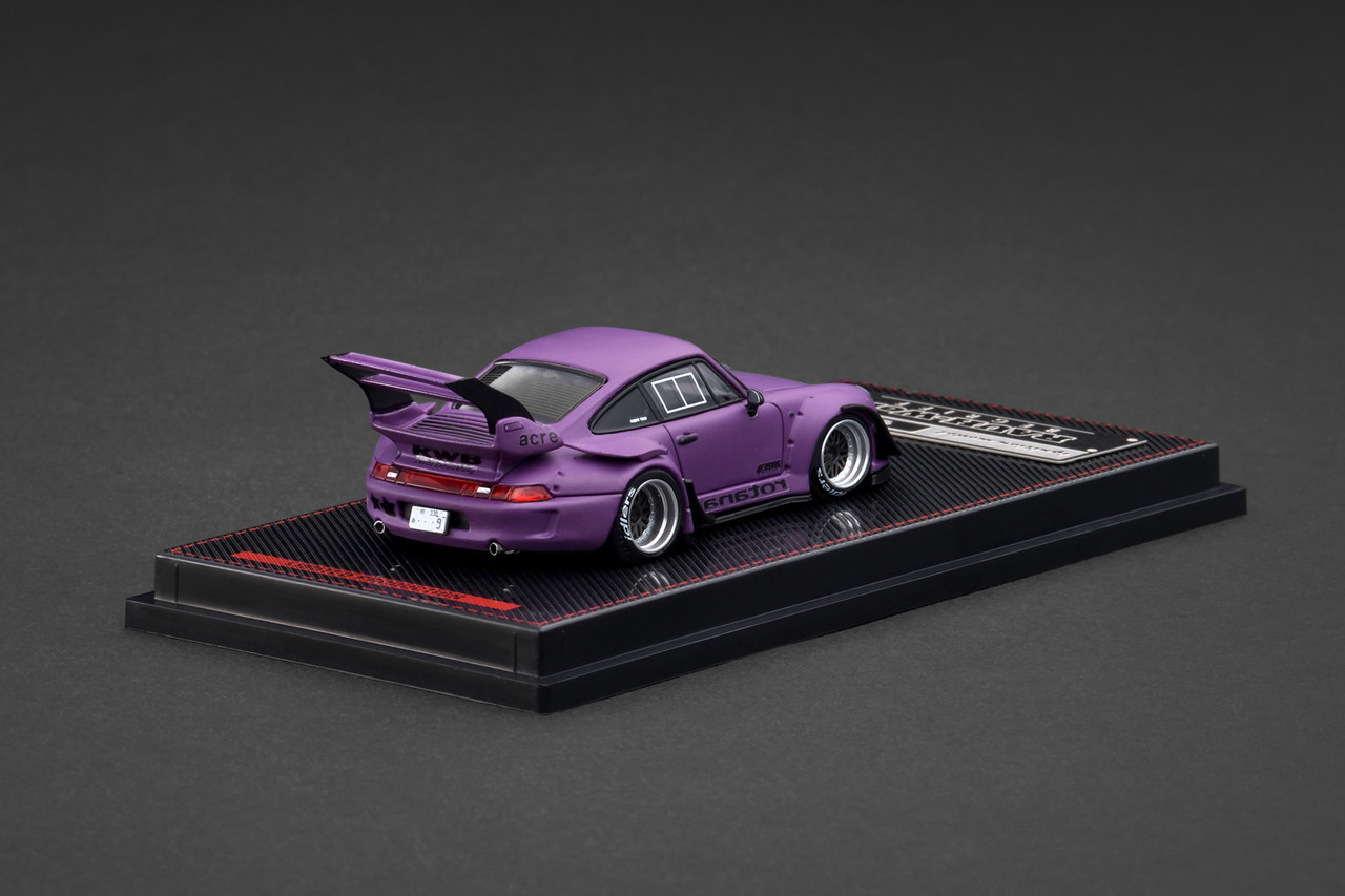 1/64 Ignition Model Porsche 911 RWB 993 (Matte Purple) Car Model