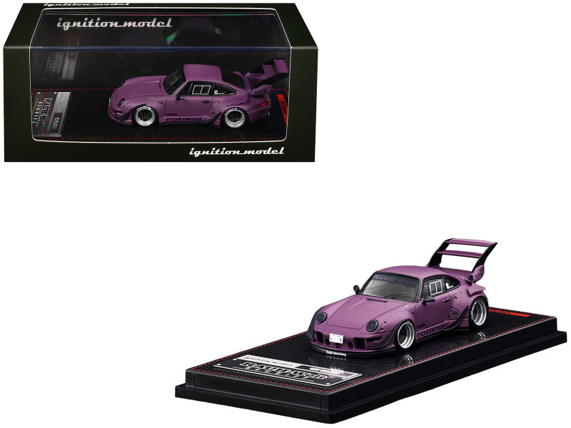 1/64 Ignition Model Porsche 911 RWB 993 (Matte Purple) Car Model