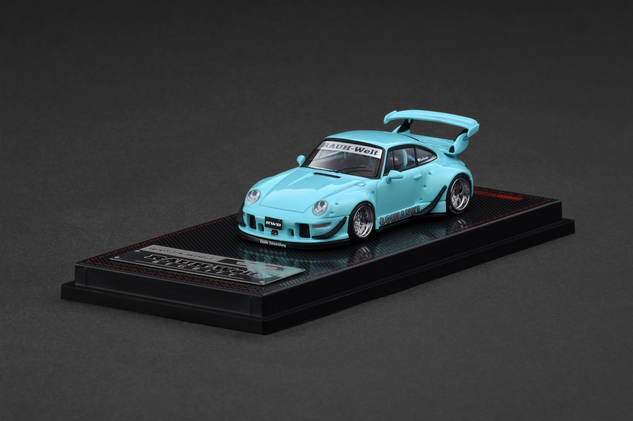 1/64 Ignition Model Porsche 911 RWB 993 (Blue) Car Model