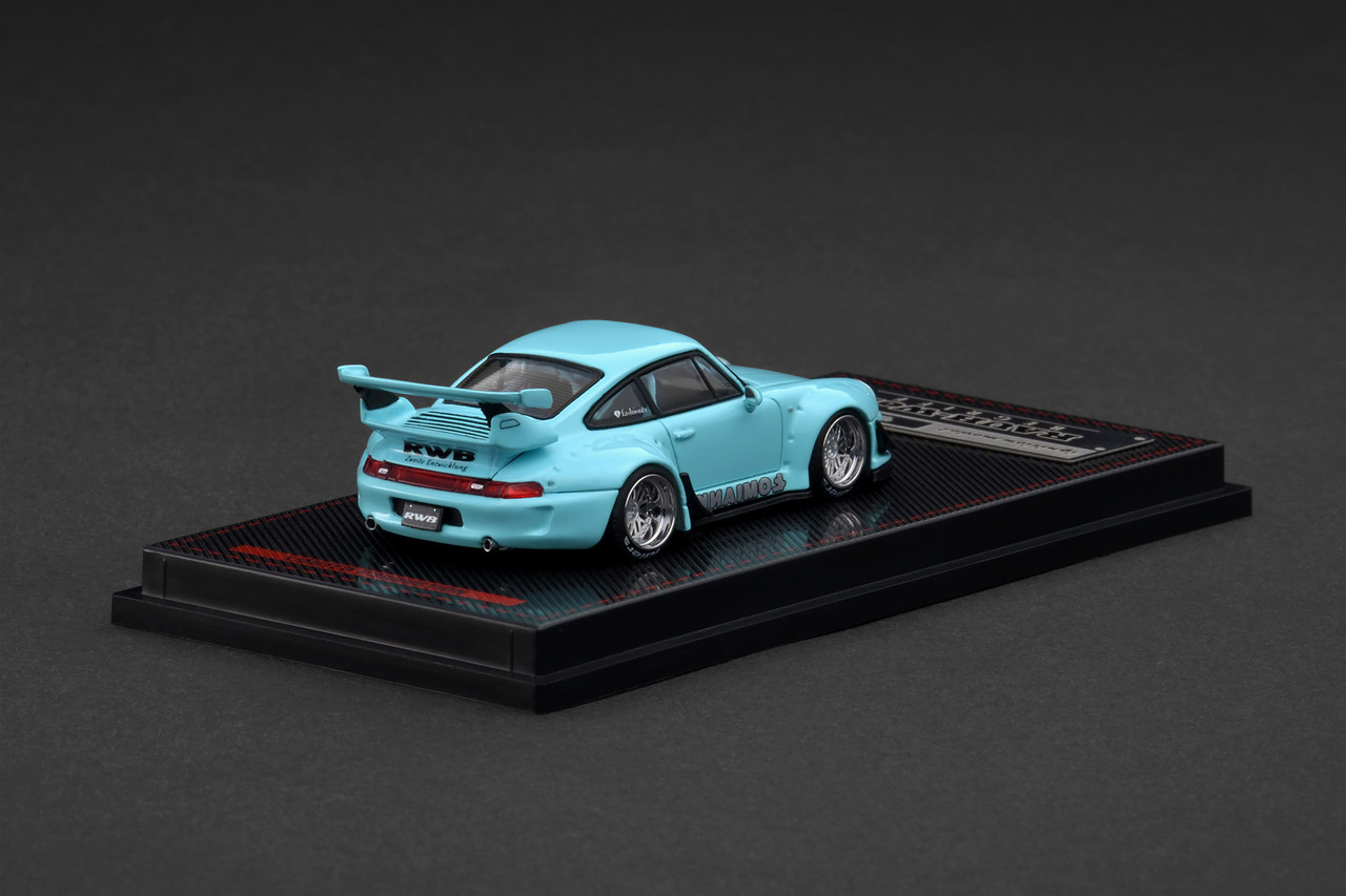 1/64 Ignition Model Porsche 911 RWB 993 (Blue) Car Model