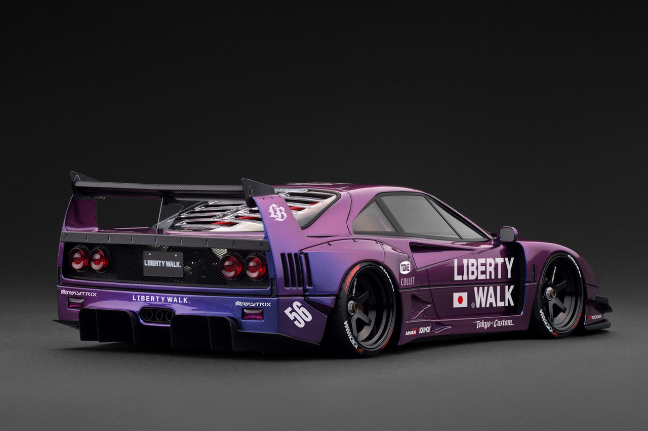 1/18 Ignition Model IG Ferrari F40 LB-WORKS 40 (Purple Metallic