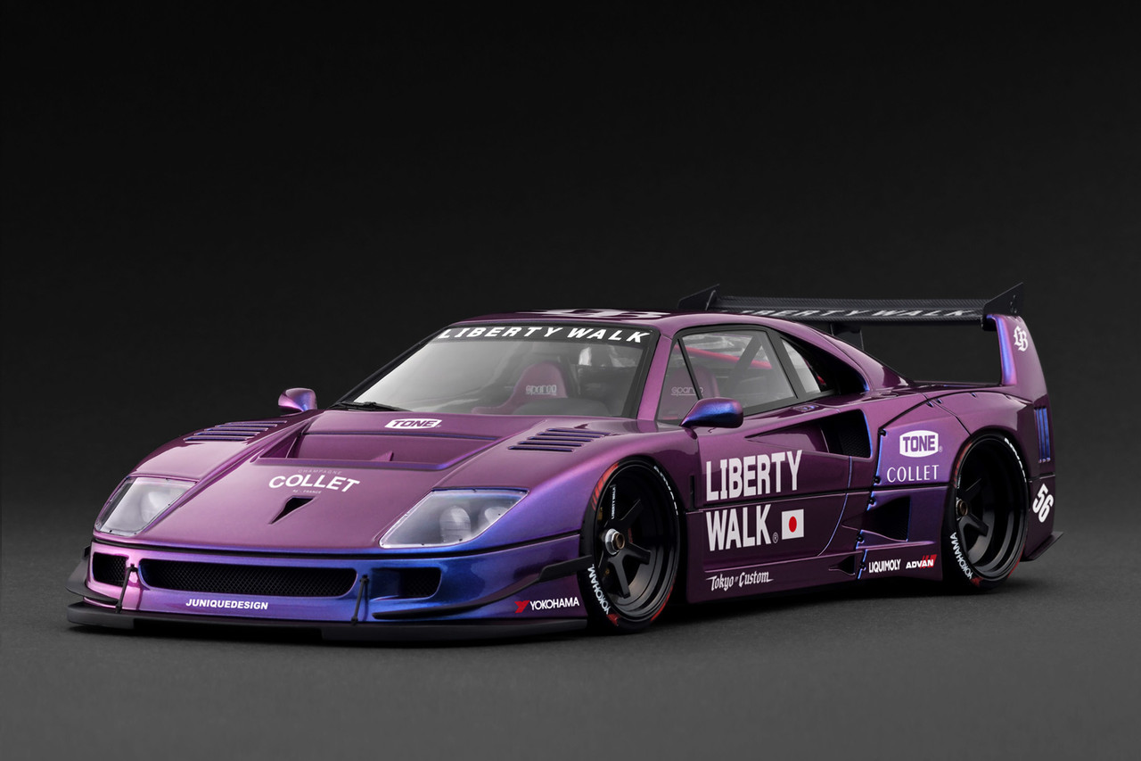 1/18 Ignition Model IG Ferrari F40 LB-WORKS 40 (Purple Metallic