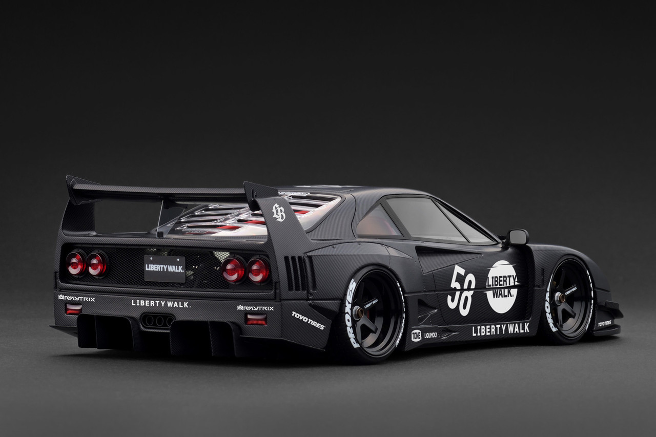 イグニッションモデル 1/18 f40 LB works IG3753 LBWK 1/18 Ignition Model IG Ferrari F40 LB-WORKS 40 (Carbon Black) Car