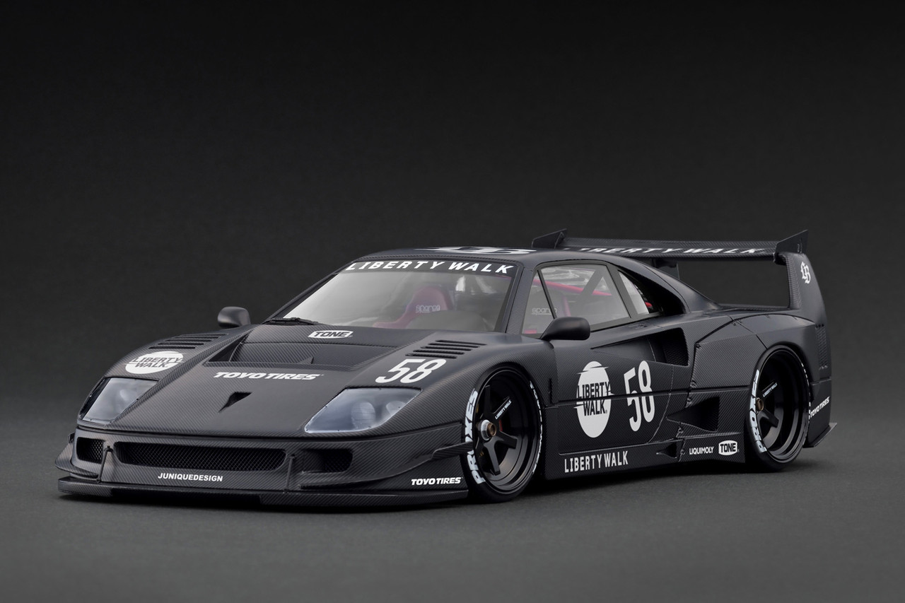 1/18 Ignition Model IG Ferrari F40 LB-WORKS 40 (Carbon Black) Car