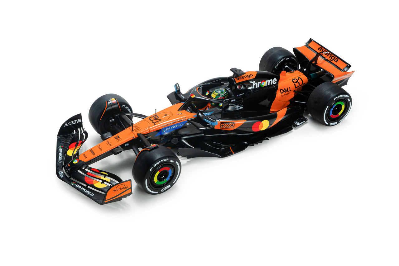 1/18 Solido 2025 Formula 1 China GP Winner McLaren MCL39 #81 Oscar Piastri Diecast Car Model