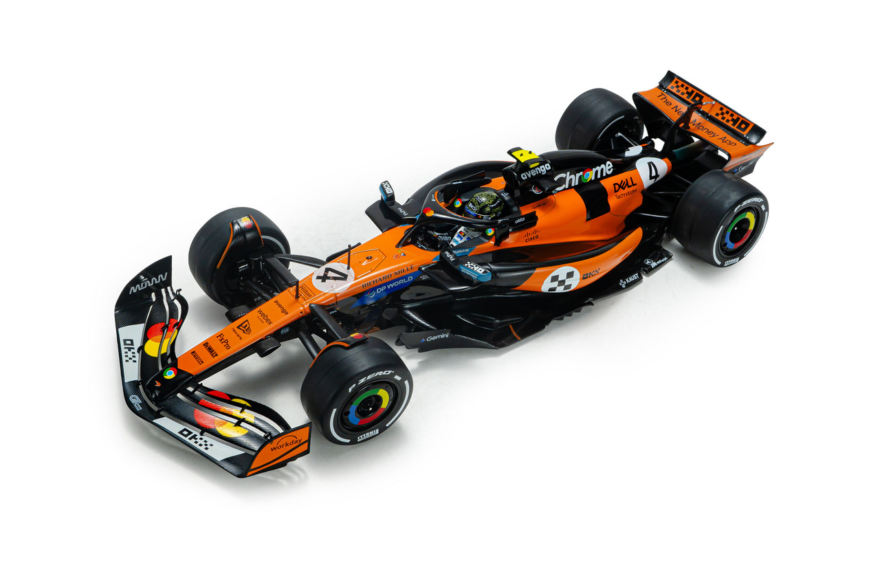 1/18 Solido 2025 Formula 1 Monaco GP Winner McLaren MCL39 #4 Lando