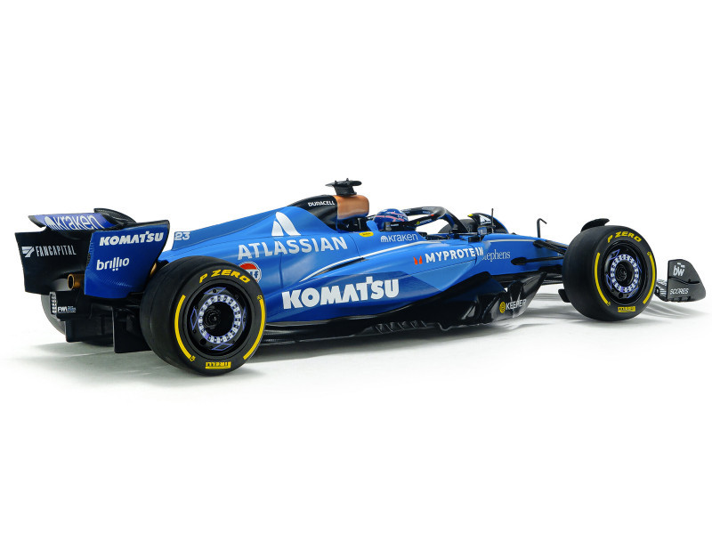 1/18 Solido 2025 Formula 1 Australia GP 5th Place Williams FW47 #23 Alex Albon Diecast Car Model