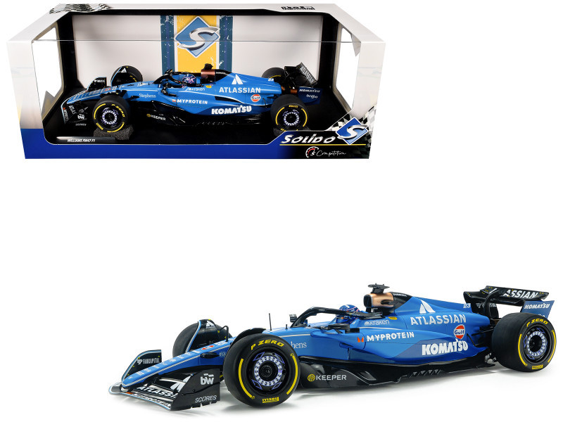 1/18 Solido 2025 Formula 1 Australia GP 5th Place Williams FW47 #23 Alex Albon Diecast Car Model
