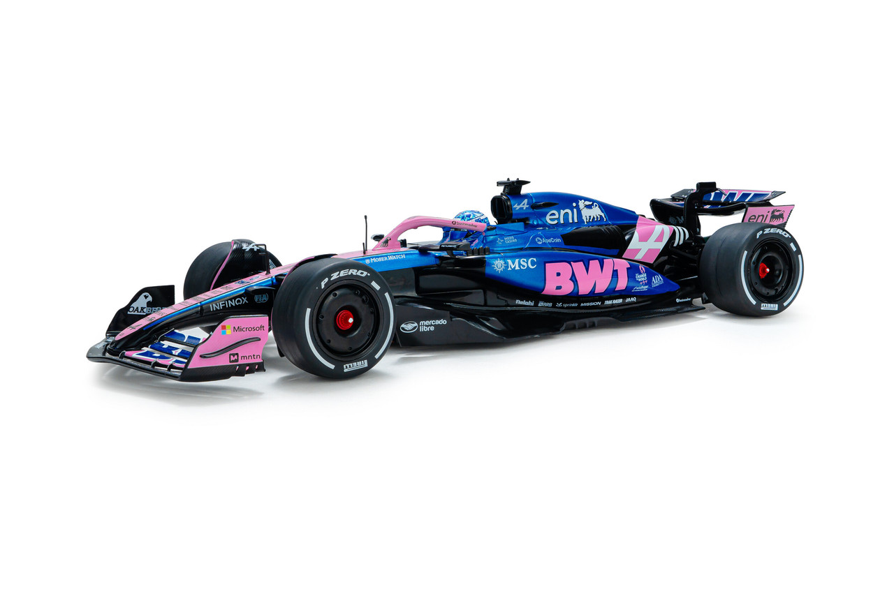 1/18 Solido 2025 Formula 1 Bahrain GP 7th Place Alpine A525 #10 Pierre Gasly Diecast Car Model