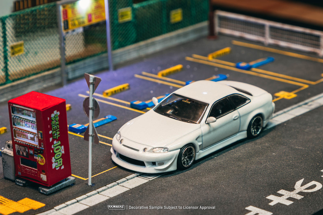 1/64 Tarmac Works VERTEX Toyota Soarer JZZ30 (White) Diecast Car Model