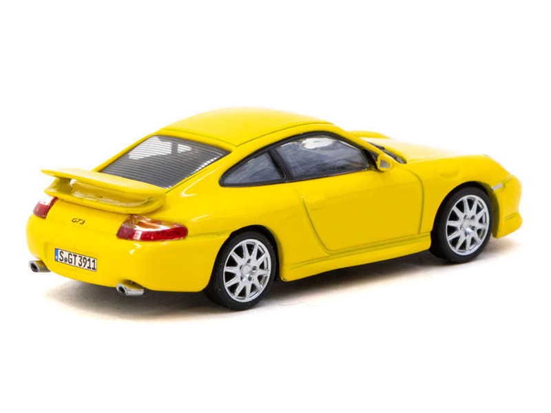 1/64 Tarmac Works Porsche 911 996 GT3 (Yellow) Diecast Car Model