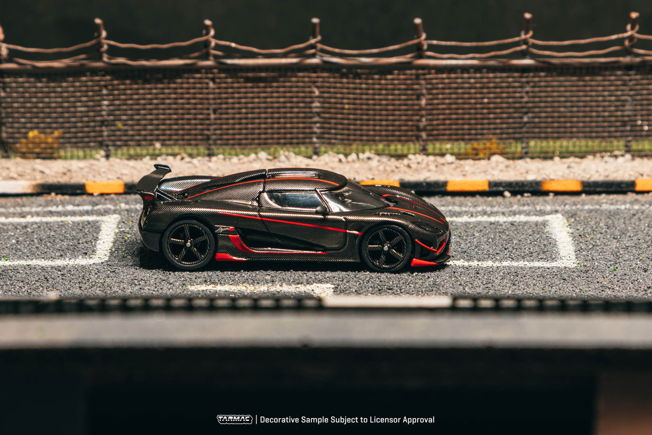 1/64 Tarmac Works Koenigsegg Agera RS (Black Carbon Fiber withRed