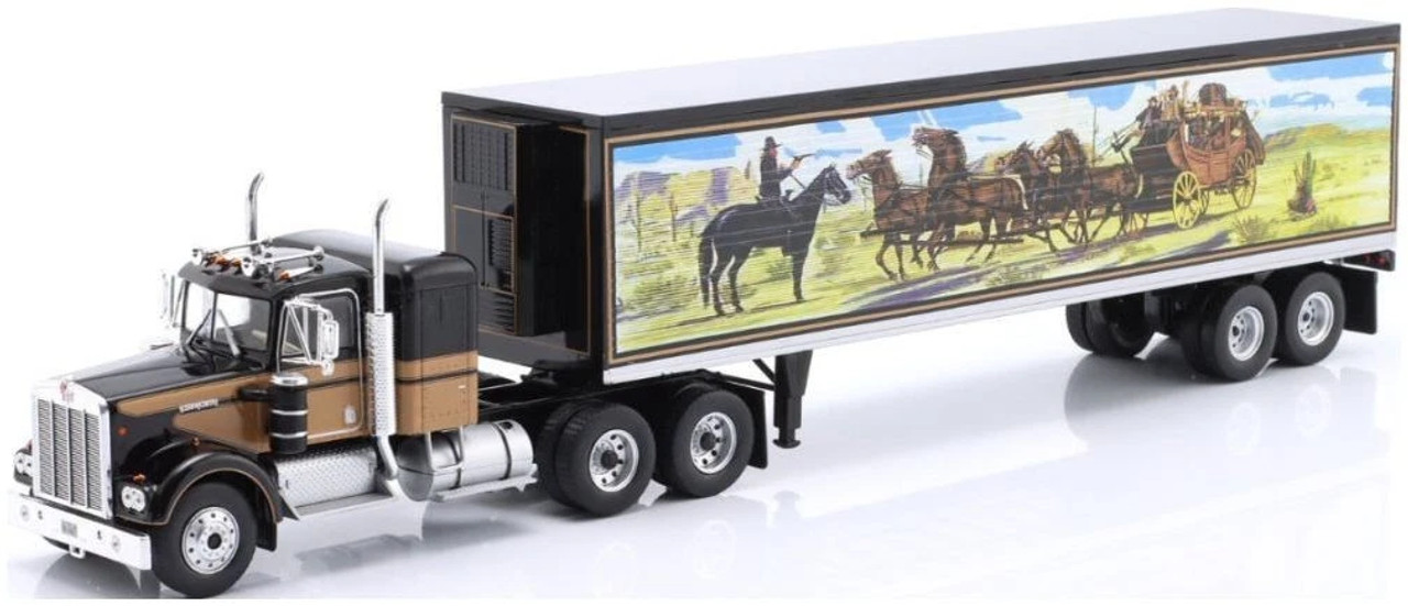 1/43 Werk83 1977 Kenworth W925 Semi-trailer Truck Smokey & The Bandit Diecast Model