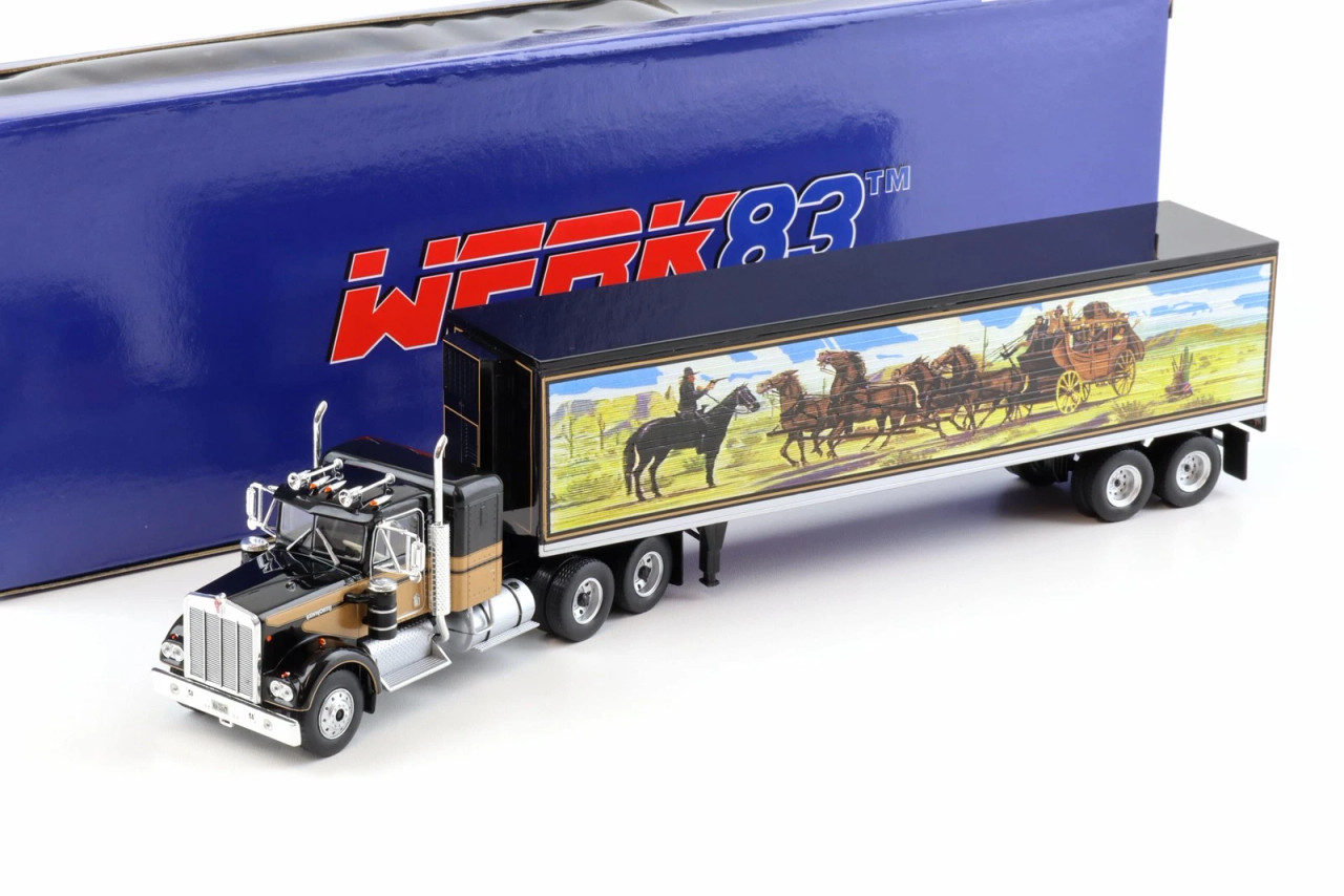 1/43 Werk83 1977 Kenworth W925 Semi-trailer Truck Smokey & The