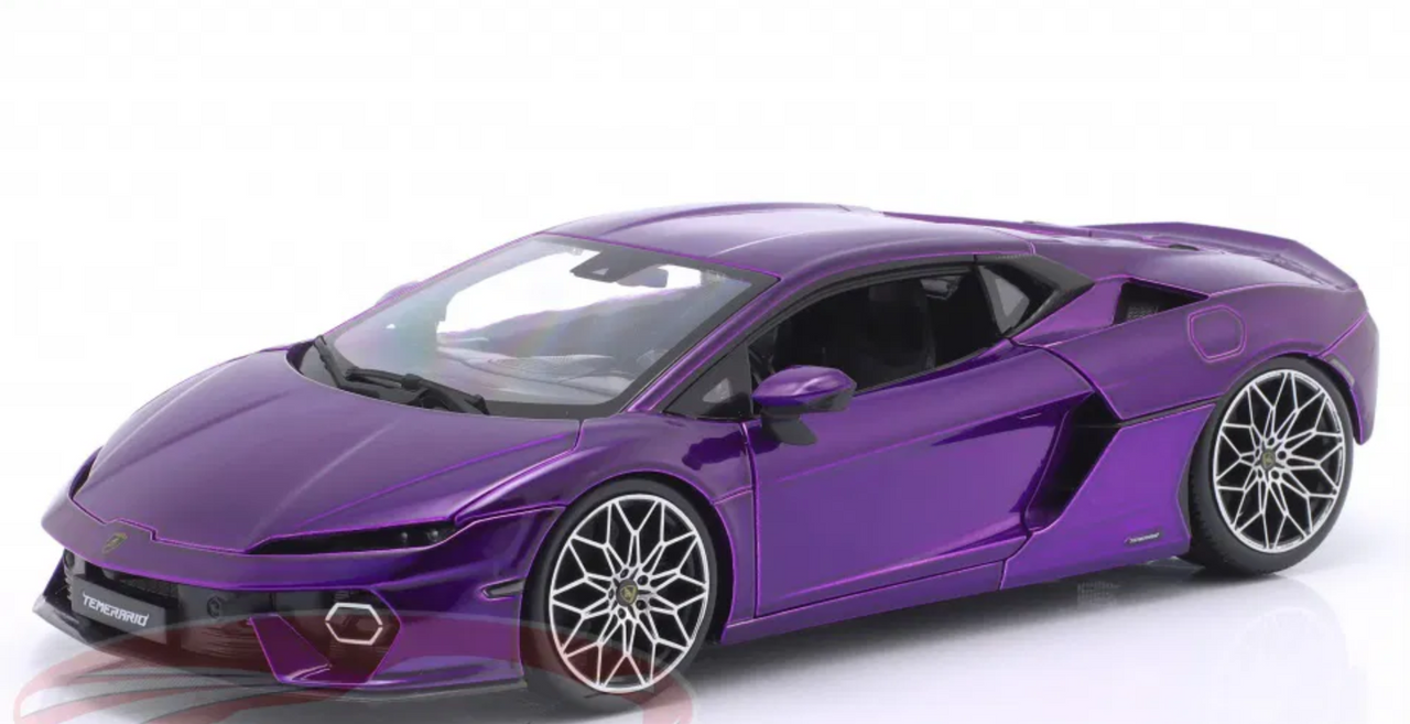 1/18 BBurago Lamborghini Temerario (Purple) Diecast Car Model
