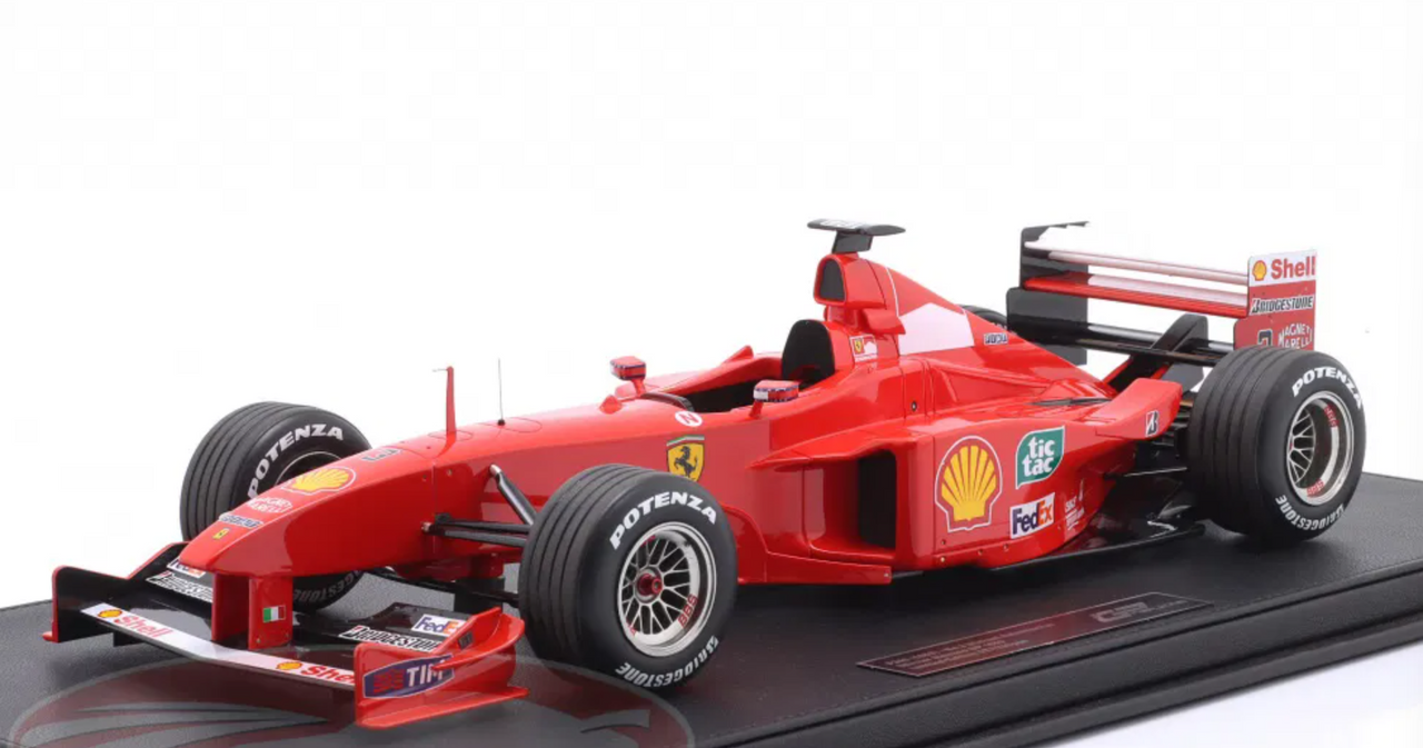 1/12 GP Replicas 1999 Formula 1 Michael Schumacher Ferrari F399 #3 Winner Monaco GP Car Model