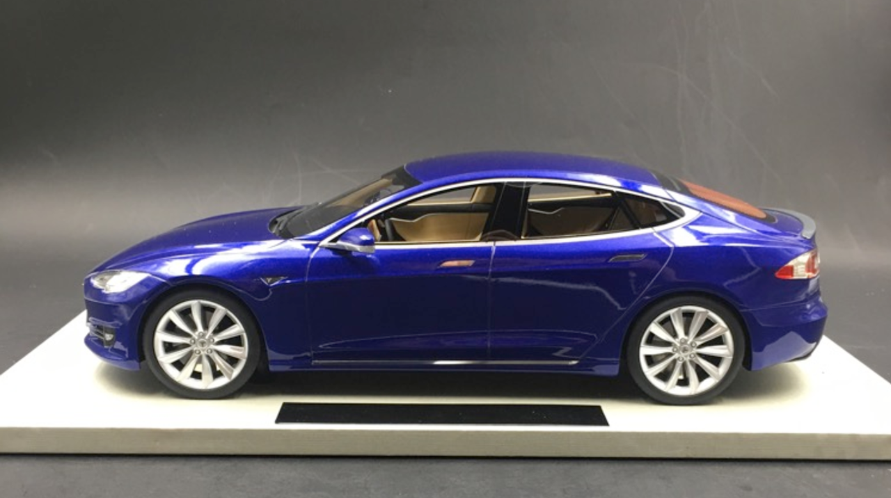 1/18 LS Collectibles Tesla Model S P100D Facelift (Dark Blue) Car Model