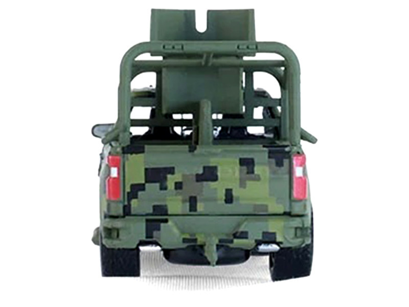 1/64 Greenlight 2021 Chevrolet Silverado LT Trail Boss Z71 Mexican Military Diecast Car Model