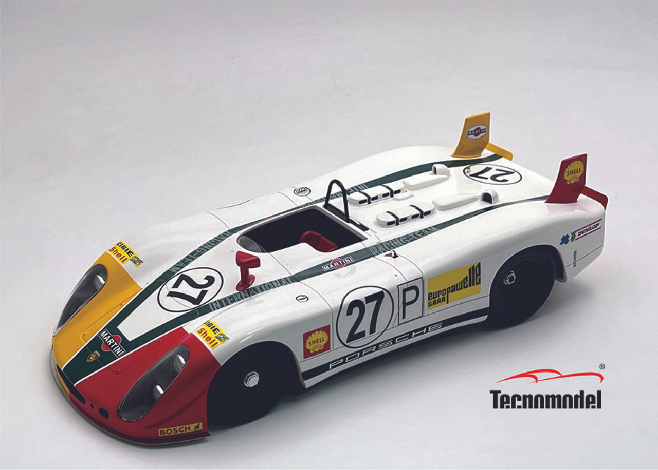 1/18 Tecnomodel Porsche 908-02 Flunder Le Mans 24h 1970 car #27 3° Place Driver: R. Lins - H. Marko  Limited Edition Car Model