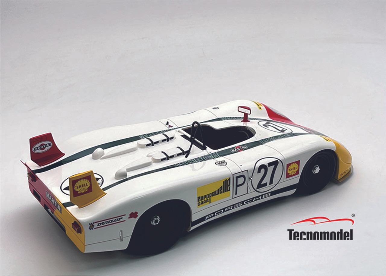 1/18 Tecnomodel Porsche 908-02 Flunder Le Mans 24h 1970 car #27 3° Place Driver: R. Lins - H. Marko  Limited Edition Car Model