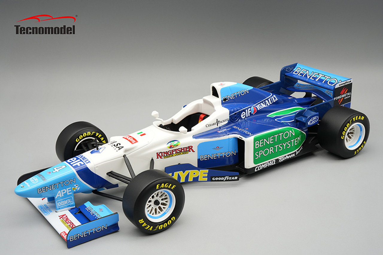 1/18 Tecnomodel Benetton B196 1996 Monaco GP Driver: Gherard Berger car #4 Limited Edition Car Model