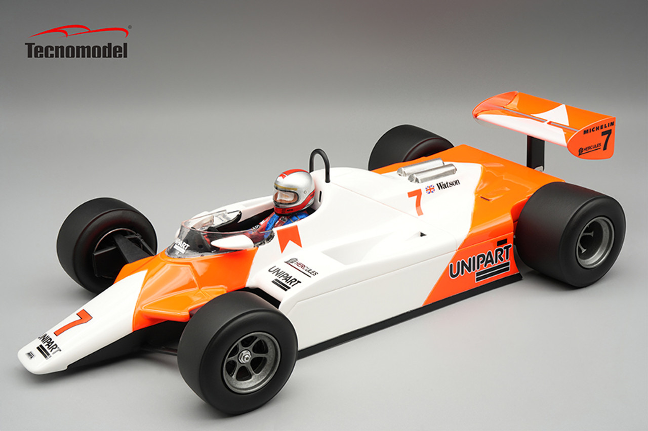 1/18 Tecnomodel Mclaren MP4/1B 1982 Winner Detroit GP Driver: John Watson Limited Edition Car Model 1/18 Tecnomodel Mclaren MP4/1B 1982 Winner Detroit GP Driver: John Watson Limited Edition Car Model