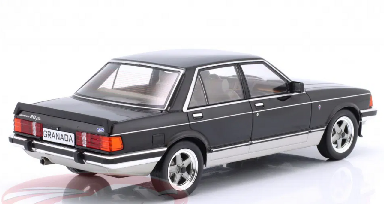 1/18 ModelCarGroup 1982 Ford Granada MK II 2.8i (Black) Diecast Car Model