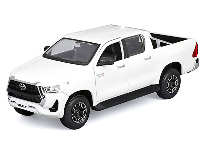マーベリック様 1/24 Maisto Toyota Hilux Pick-Up (White) Diecast Car Model
