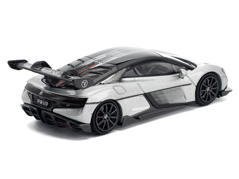 1/64 Poprace Yangwang U9 (Silver) Diecast Car Model