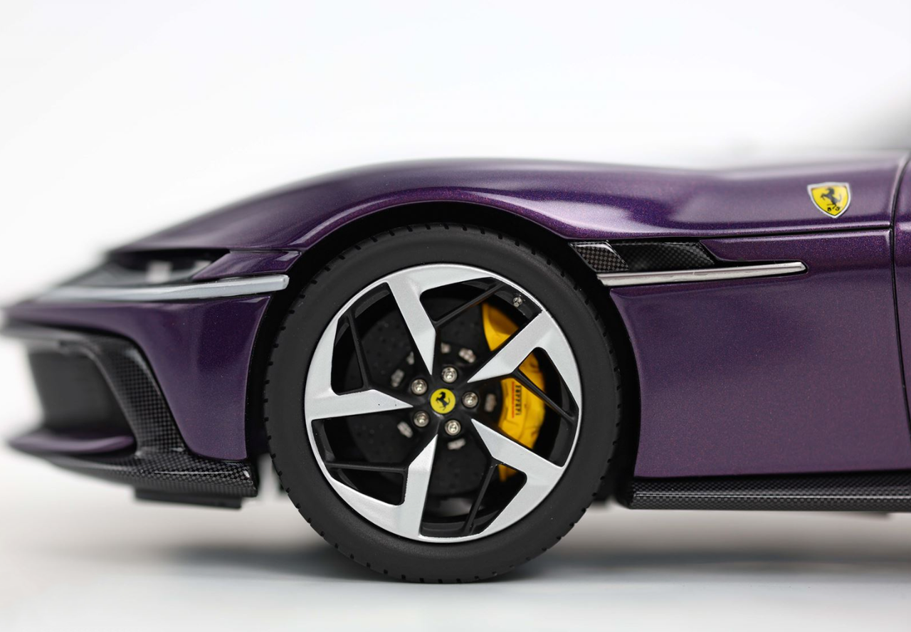 1/18 BBR Ferrari 12Cilindri Coupe (Purple Hong Kong) Car Model Limited 48 Pieces