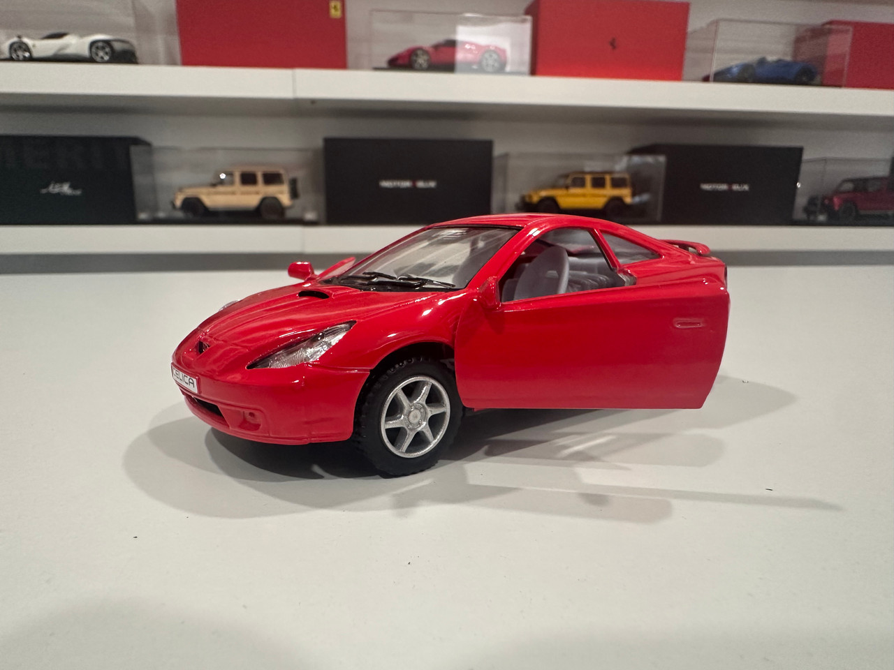 1/34 Kinsmart Toyota Celica (Red) Diecast Car Model (new no retail box)