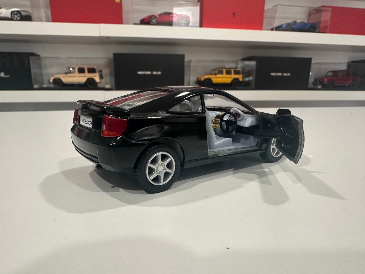1/34 Kinsmart Toyota Celica (Black) Diecast Car Model (new no retail box)